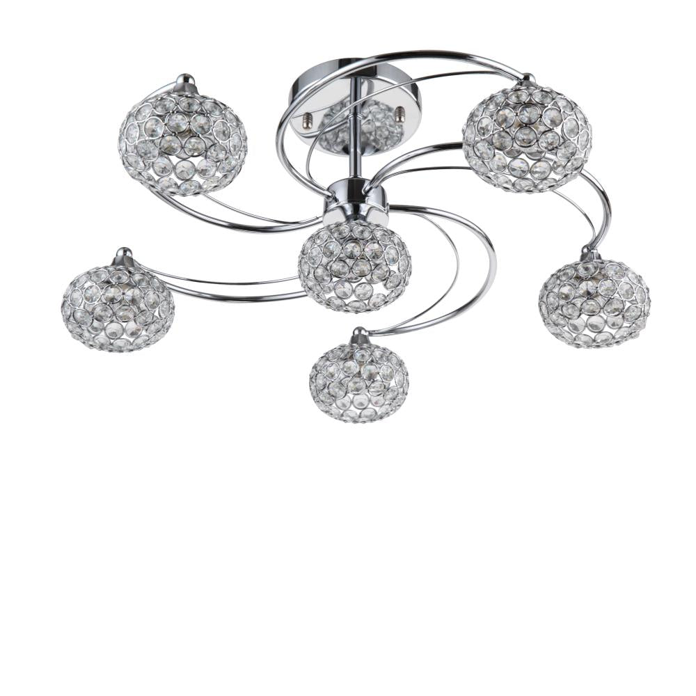 Semi-Flush Mts.-ZEEV Lighting-SF50005-6-CH